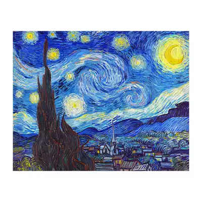 3D-JP 2000 piece flat puzzle plastic puzzle Van Gogh-Starry Night H1759