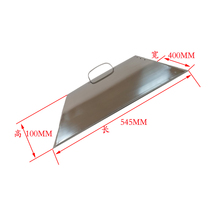 Stainless steel powder Machine cover commercial kitchen stove accessories dustproof heat preservation pressurized pot cover Braa sausage