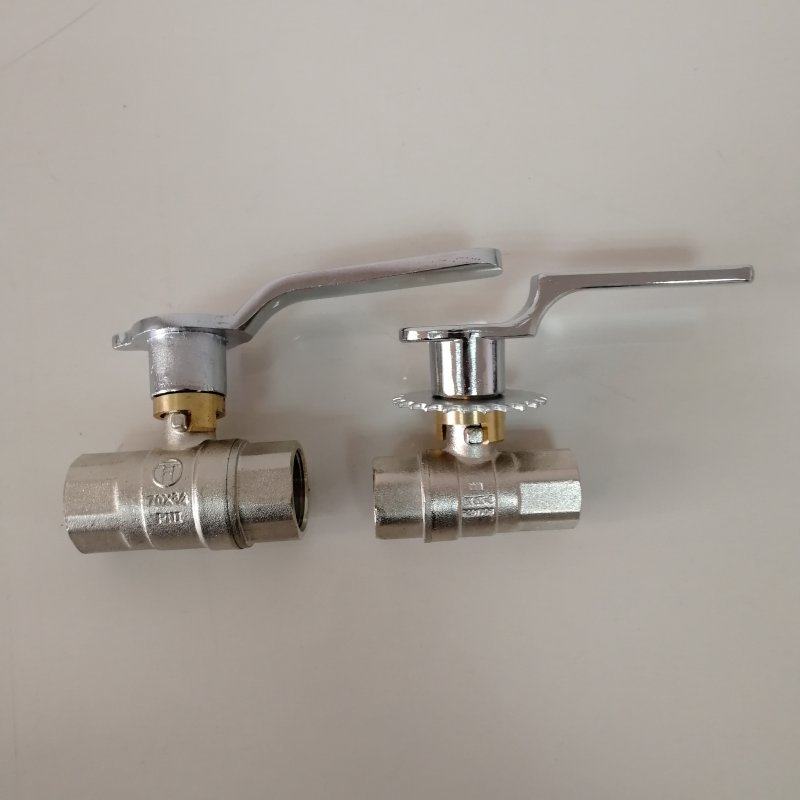 4-point gas system 6-point frying furnace intake valve commercial hotel kitchen gas stove stove synchronous gas-limiting copper ball valve wave system