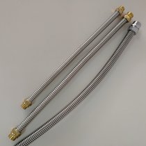 Large frying stove head accessories kitchen commercial gas stove stove core main intake pipe steaming cabinet stainless steel bellows