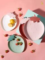 Fruit Pan Snack Pan Large Capacity Nordic Creative Home Living Room Iron Art High Foot Fruit Pan Tea Table Tabletop Containing Basket