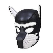 Dog head hood live broadcast faceless hood prop mask outdoor riding funny hood fox hound mask mask