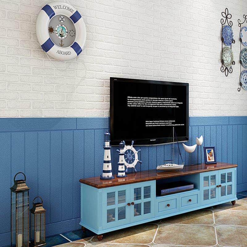 3D three-dimensional wall stickers Anti-collision kindergarten anti-collision wall stickers Wood grain wall skirt stickers Bedroom living room wall panels decorative self-adhesive wallpaper