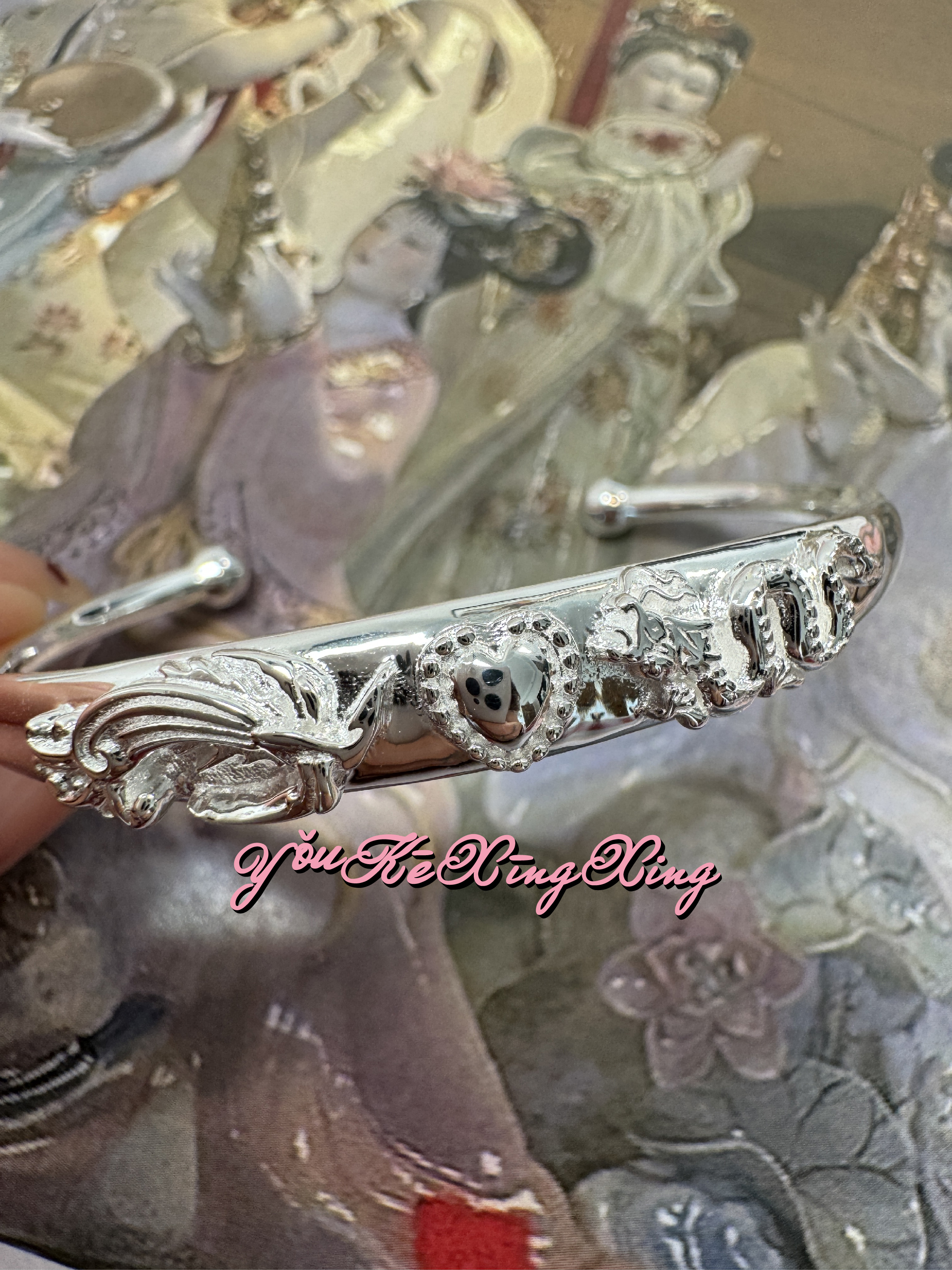 BLINGBLING with a star original 925 silver solid auspicious rich dragon crested dragon year sweet girl-Taobao