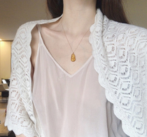 Tilt cover like xodgz handmade petal petal pure cashmere hollow jacquard jacquard triangle scarf shawl