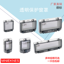 Multi-circuit waterproof explosion window transparent protective cover circuit breaker micro-break switch power distribution junction box monitoring and observation box