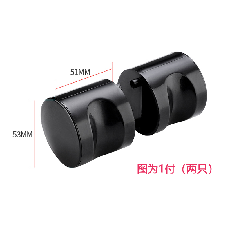 Public health interval break hardware accessories Nylon plastic toilet door handle door buckle handle direct sales full