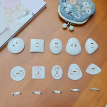 Han Ying custom brooch buckle brooch hair Buckle bottom support new 5 shapes