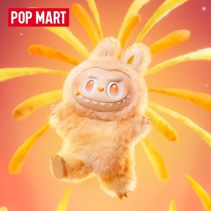 Плюшевая подвеска-вентилятор Bubble Mart Labubu Labubu с высокой энергией 3.0 макарон сидящий виниловая плюшевая подвеска слепая коробка