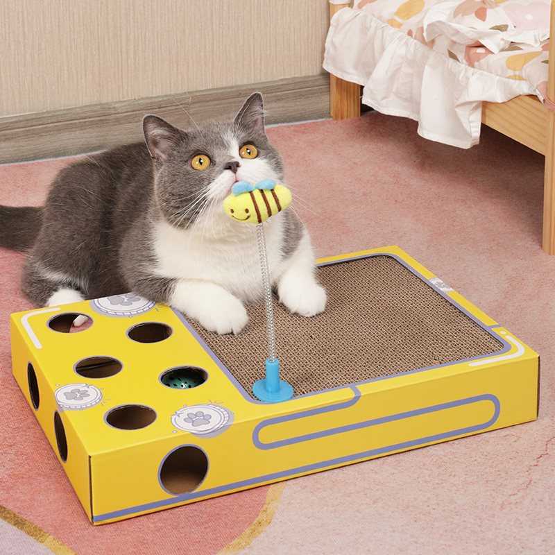 Cat Kitty Rats Teasing Cat Sticks Teasing Cat Toys Self-Hi to Interact Cat Grip with Cat Scratching and Rocking Kitty Cat Supplies