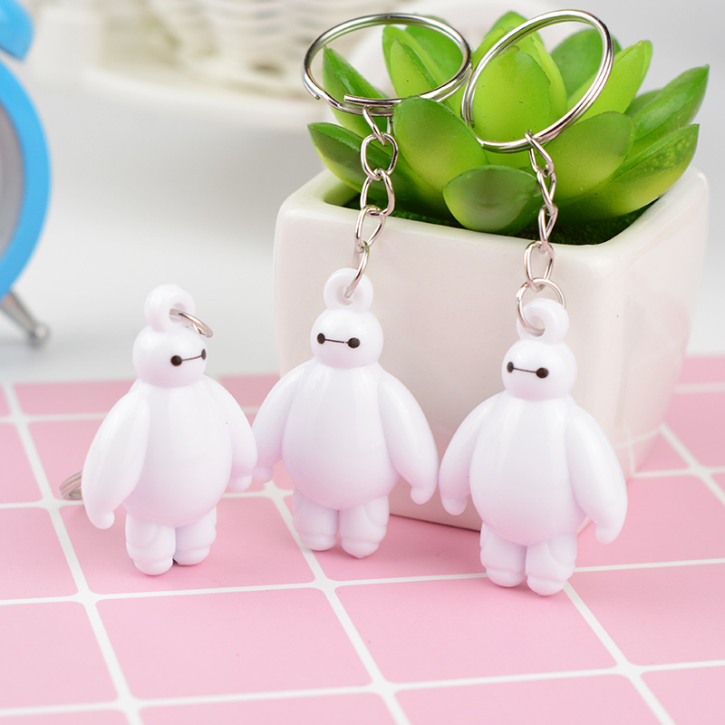 Creative Key Buckle Cartoon Large White Pendant Cute Paparazzi Small Number Event Send Students Small Gift Kindergarten