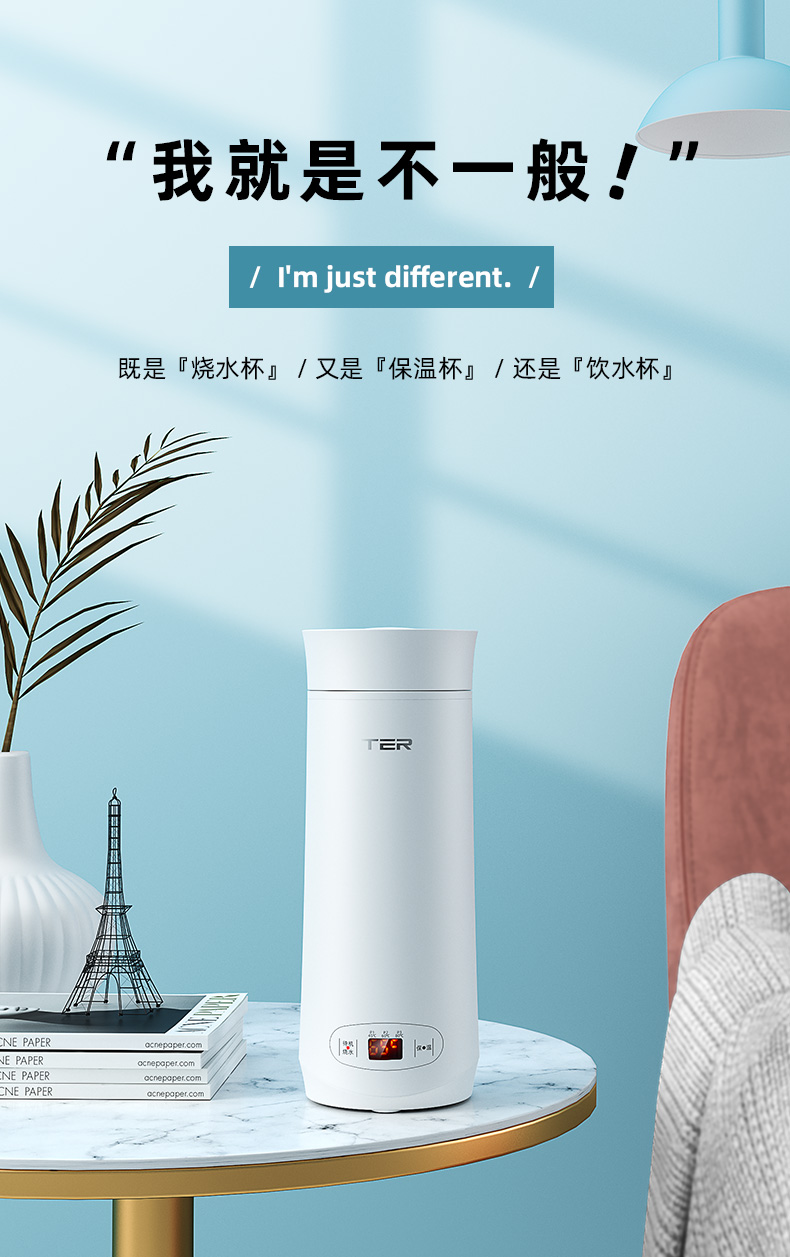 美国ter 便携式烧水壶 350mL 图2