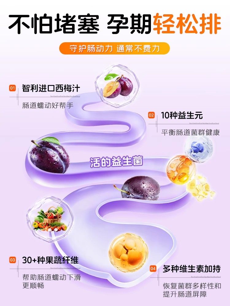 Renhe Prune Juice Concentrated Fruit Juice Light Meal Savior Solid Drink Official Authentic Flagship Store