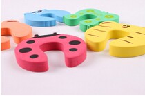 Animal shape cute door card cartoon door plug to prevent baby pinching hand random hair