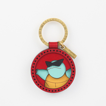 ZOOMON POKEMON Genie Turtle Car Keychain Pokémon Pendant Custom DIY Lettering Gift