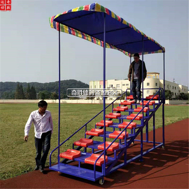 Referee table Timing table End stand 16 seats with canopy mobile end timing table Track and field equipment is a great deal