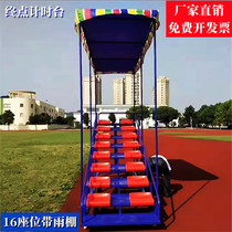New products timing tables track and field mobile terminal referee table 16 with rainshed outdoor audience stand direct sales