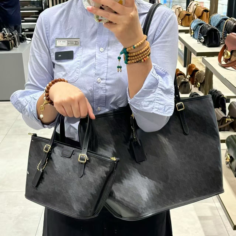 2025 New Style Presbyopic Tote Bag for Women, Genuine Leather Shopping Bag, Handbag, Shoulder Bag, Crossbody Bag, Large Capacity Women's Bag, Large Bag