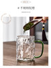 Hammered Glass Water Cup Set with a High-End Feel for Home Use, Suitable for Cold Water, Tea, Juice, Beer, and Coffee