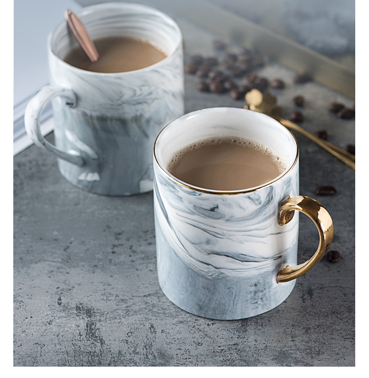D the Nordic light ceramic mugs creative up phnom penh marble glass contracted couples a cup a coffee cup