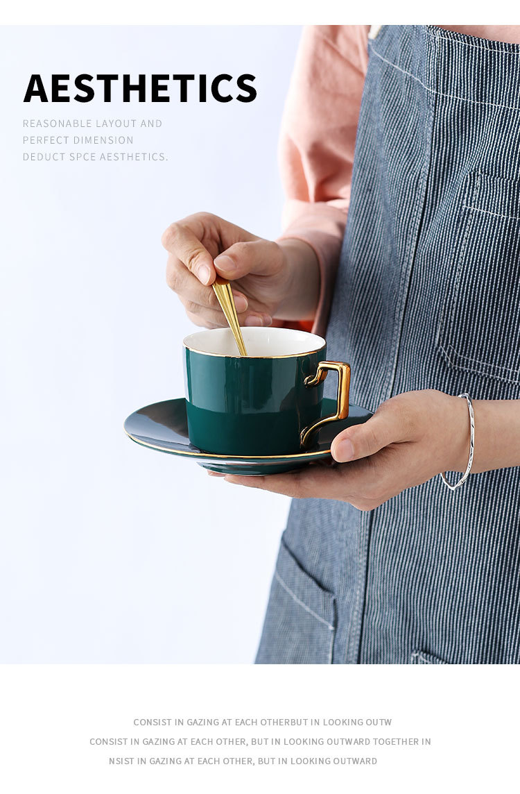 Coffee cup small European - style key-2 luxury home up phnom penh ins wind ceramic cups and saucers suit office afternoon tea cups