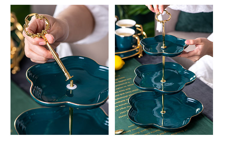European light fruit bowl home sitting room key-2 luxury up phnom penh ceramic double layer cake plate of three the layers of afternoon tea dessert cutlery sets