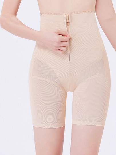 收腹裤女内裤2025新款强力收小肚子提臀高腰纯棉底挡女士平角裤