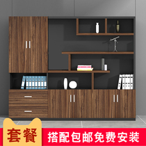 Office furniture cabinet wood with lock Customized file cabinet Information cabinet Secrets cabinet bookcase office cabinet