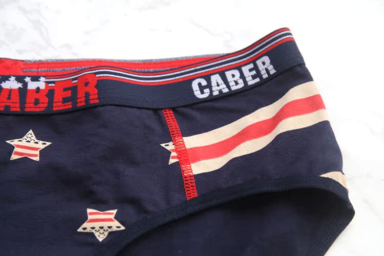 Carberi modal cotton nam boxer nữ tam giác sọc giữa eo thanh niên cặp đôi đồ lót UM927 UL027 shop đồ lót