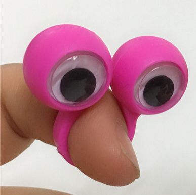 Cute Event Small Eyes Finger Reader Creativity Party Small Gift Cartoon Toy Ring