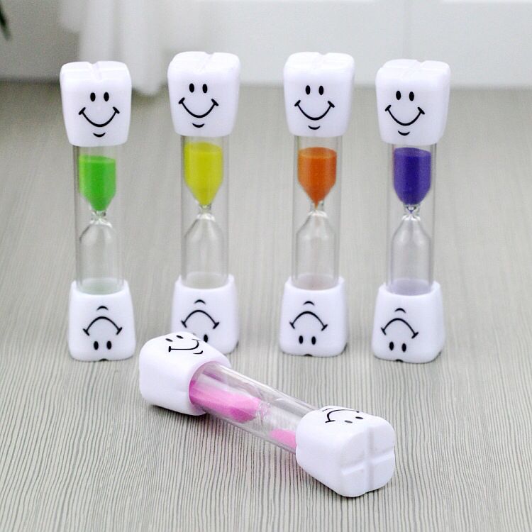 Child Rewards Birthday Party Small Gift Mini Hourglass Toothbrushing Sand Leaking Timing 3 min Cute Fruit Hourglass