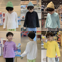 Young you childrens T-shirt long sleeve cotton boy base shirt spring summer coat girls T-shirt baby spring clothes