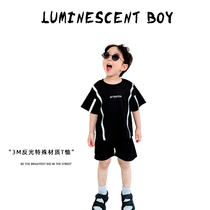 Baby boy T-shirt tide 2021 new foreign style children summer dress short sleeve T-shirt baby casual loose thin coat