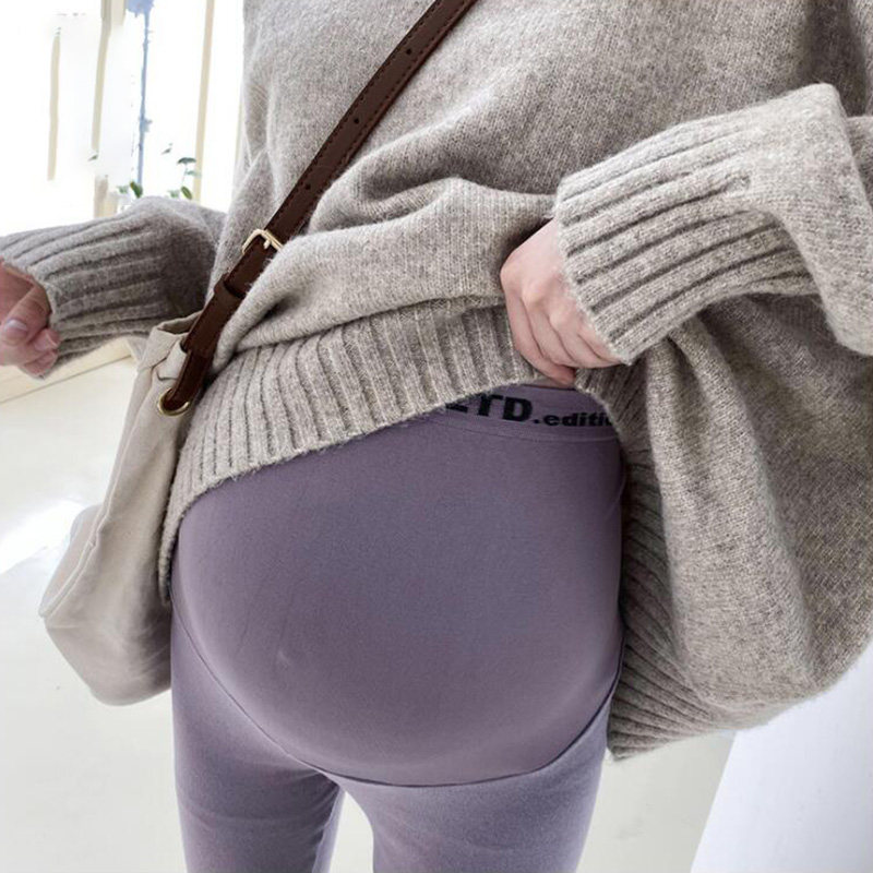 Maternity underwear spring and autumn thin section autumn outer wear Barbie yoga belly pants summer pants autumn large size trousers