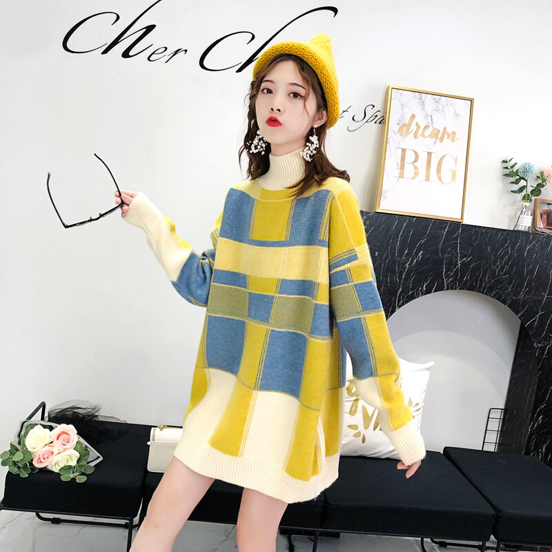 Pregnancy Woman Dress Autumn Winter Clothing Sweater With Long Version Loose Inner Hitch Undershirt Women Winter Suit Spring And Autumn Clothes