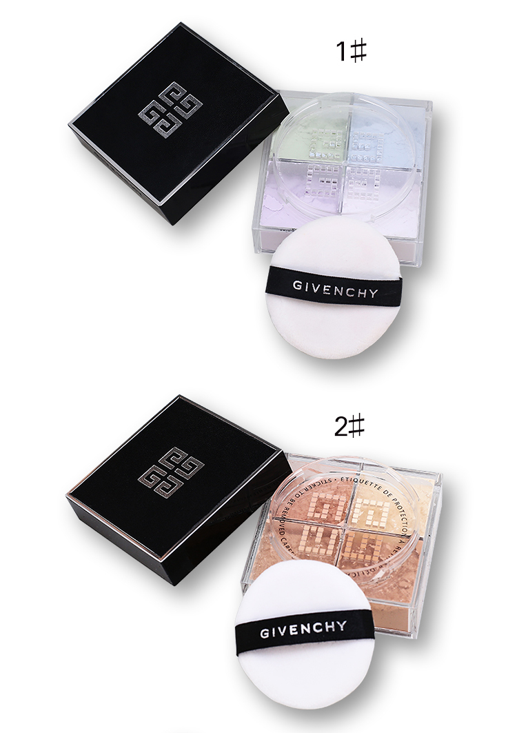 Givenchy Givenchy bốn cung điện ánh sáng và ngôi sao bốn màu lỏng lẻo / bột mật ong 4 * 3g set dầu kiểm soát trang điểm 1 # - Quyền lực phấn phủ chống nắng