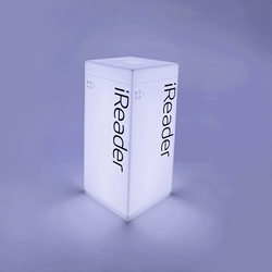 Acrylic desktop light box bar mobile phone digital store milk white four-sided luminous table sign LED billboard ກ່ອງແສງສະຫວ່າງຂະຫນາດນ້ອຍ