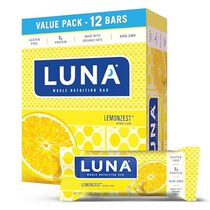 LUNA Bar - LemonZest Flavor - Gluten-Free - Non-GMO - 7-9