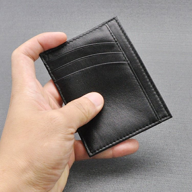 Thẻ da đầy đủ Ví mỏng Gói thẻ tín dụng bằng da nhiều thẻ da - Chủ thẻ ví gucci