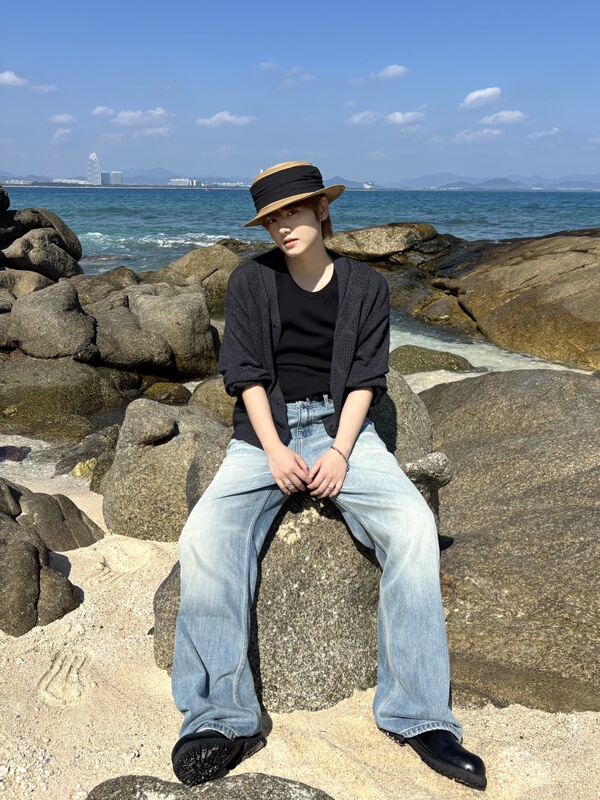 "1012H" 13-Ounce American Retro Whiskered Washed Vintage Loose Straight Wide-Leg Casual Jeans