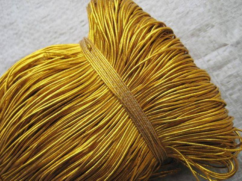 1mm gold silver-coloured round elastic wire rope 100 m oak ribs 1MM gold tightness elastic hanging plate elastic gold wire rope