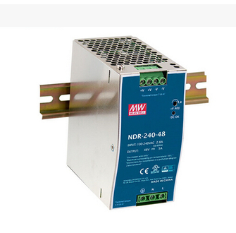 Crown credibility Taiwan Mingwei switching power supply rail mounting NDR-240-24 24V10A with tax