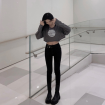 30% Off Clearance Slim Black Jeans 2022 New High Waist Pencil Pants Look Thin And High Tight Elasticity