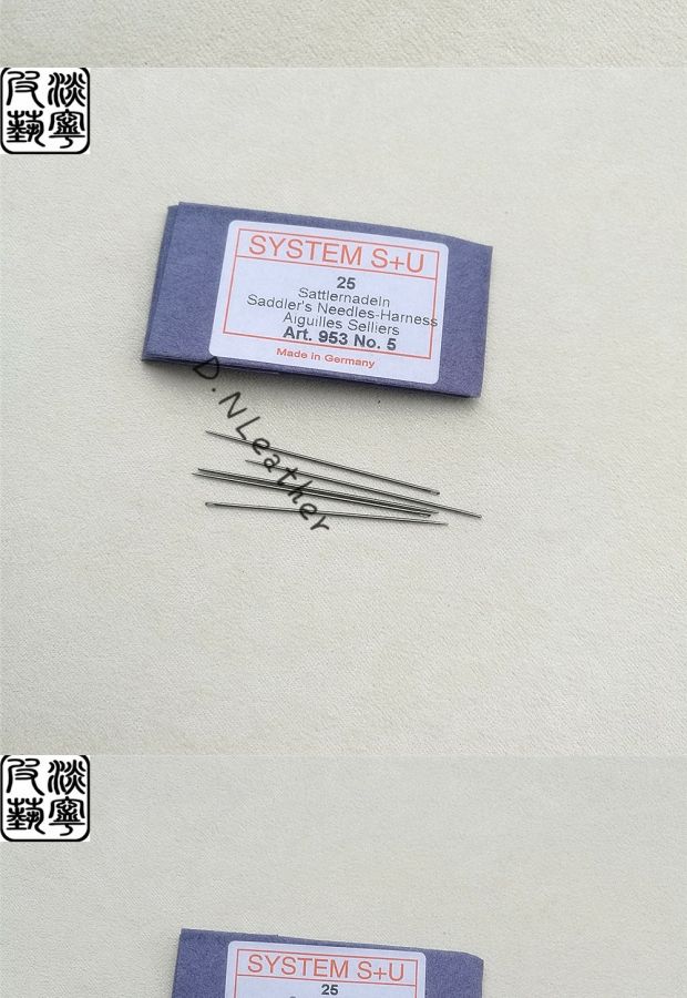 nhập khẩu của Đức S + U tay khâu công cụ da handmade đặc biệt vòng-pin đa tiêu chuẩn đánh dấu bằng thép không gỉ kim - Công cụ & vật liệu may DIY kim máy vắt sổ
