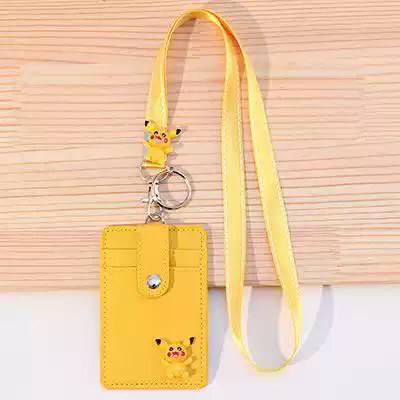 Room card bag lost Card Guard tag Protective case middle school students hard case women's singles and neck card sleeve lanyard