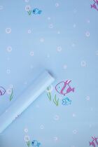 PVC sticker stripe self-adhesive wallpaper cheap white wallpaper 2 yuan-10 yuan stripe white wall sticker color decoration