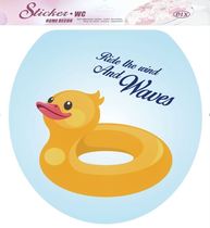 Creative 3d personalized toilet cover sticker Waterproof full sticker wall sticker cartoon toilet toilet toilet decoration can be removed