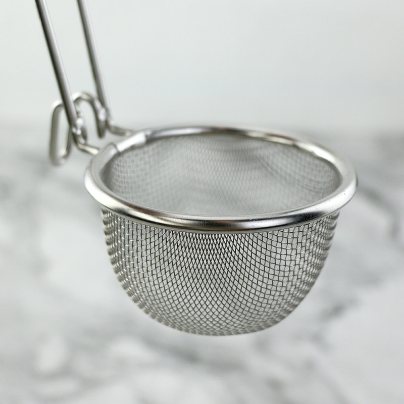304 stainless steel colander with hook filter mesh spoon net leaking dense net oil-separating trumpet fence fried powder fence powder fence