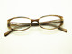 Export Surplus Coffee-Colored Striped Eyeglass Frames, High-Quality Material, Unisex Style, Suitable for Presbyopia and Nearsightedness, Can Be Fitted with Lenses