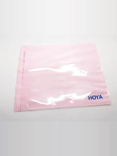 包邮买一送一日本HOYA豪雅眼镜布新乐学镜片专用超细绒布单独塑封